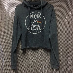 Pink Floyd- Dark Side of the Moon cropped hoodie